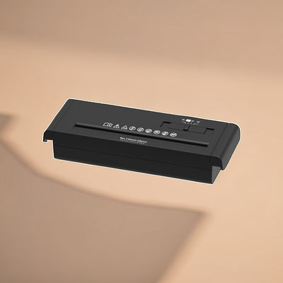 7 mm kesim büyüklüğünde kesintili işlem için taşınabilir kağıt parçalayıcı makinesi