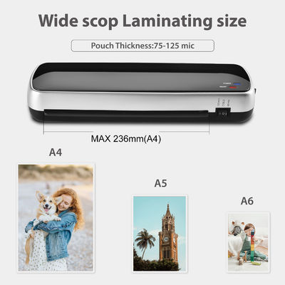 AC110V/60Hz Ofis Laminatör Makinesi 3-6 dakikalık ısınma süresi için