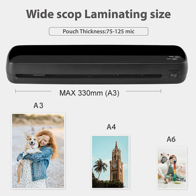 Sıcak rulo ısıtma sistemi ile 80-100mic Poch A3 laminator makinesi
