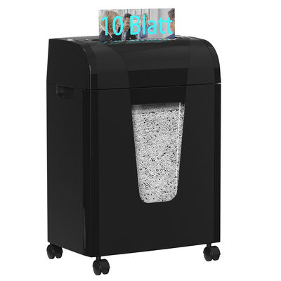 60dB Ağır Görevli Ofis Mikro Kesilmiş Kağıt Kırıcı 20L Kapasite Sessiz İşlem C261P-10