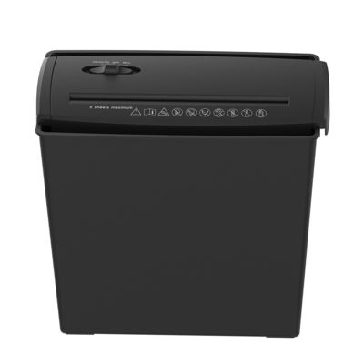 mini boyutlu S606B bin plastik parçalayıcı ev ofisi 5 sayfa A4 şeritli kesilmiş kağıt parçalayıcı makinesi