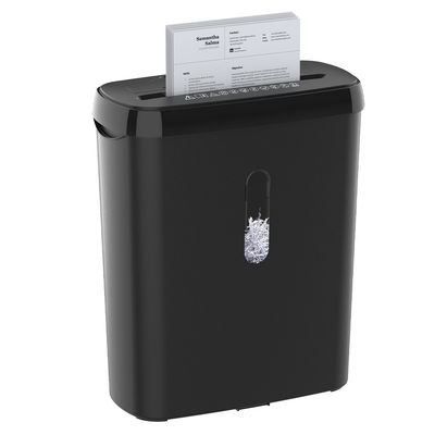 SD108P CD kredi kartı 8 sayfa A4 mini ev ofisi elektrikli belge Şerit kesilmiş kağıt parçalayıcı