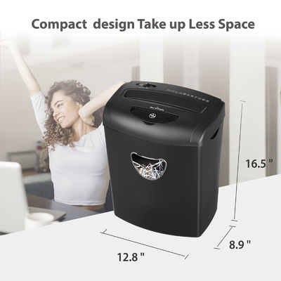 5.55 Gallon CD 10 Sayfa A4 Kağıt Kırıcı Makine CD218P CE Sertifikası ve 21L sepet Kutusu ile