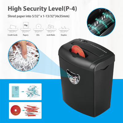 5.55 Gallon CD 10 Sayfa A4 Kağıt Kırıcı Makine CD218P CE Sertifikası ve 21L sepet Kutusu ile