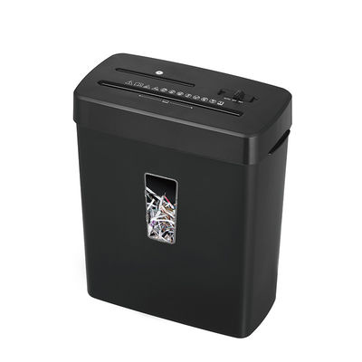 Ev ofisi için elektronik kağıt parçalayıcı makine Kart CD 8 sayfa A4 kağıt parçalayıcı CD222P-8
