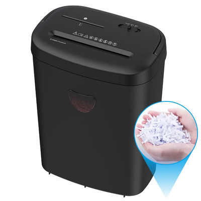 12 Sayfa Ticari Kağıt Kırıcı CD228P-12 220mm Boğaz Genişliği 25L büyük kutu P-4 Güvenlik seviyesi