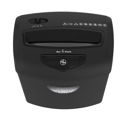 CD218P Çapraz Kesim Kağıt Kırıcı Makine Ev Ofisi için 21L Basket Bin 10 Sayfa A4 Kırma Cd Kartı ile
