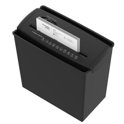 S606B 10L çöp sepetine sahip ev ve ofis için şerit kesilmiş elektronik kağıt parçalayıcı 6.8mm parçalama boyutu