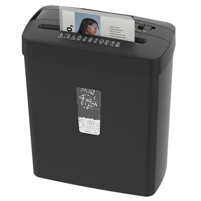 Fabrika Mini Kağıt Kırıcı makine C220P 6 sayfa A4 Çapraz Kesim 13L Basket Bin