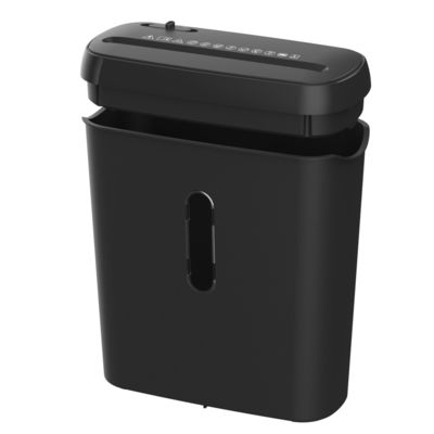 Çizgi kesilmiş kağıt parçalayıcı ev ve ofis kullanımı için 8L mini sepete bin ile 5 sayfa parçalama kapasitesi S616B