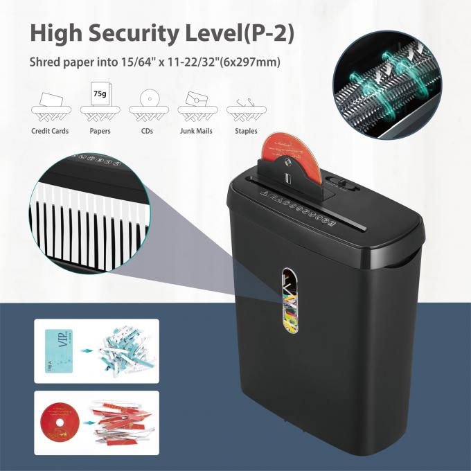 SD108P Kart Çizgi 8 Sayfa A4 CD Kredi Kartı Kağıt Çöpçü Makinesi Ofis Ev Çöpçüleme 2