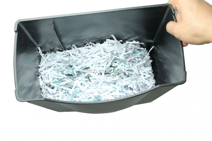 C506P 14L Basket Bin Cross Cut Kredi Kartı Kağıt Kırıcı Makine Ev ve Ofis Kullanımı İçin 5 Sayfa Kapasitesi 3