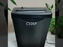 C506P 5 14L sepeti olan ev ofisi için A4 kağıt parçalayıcı makine